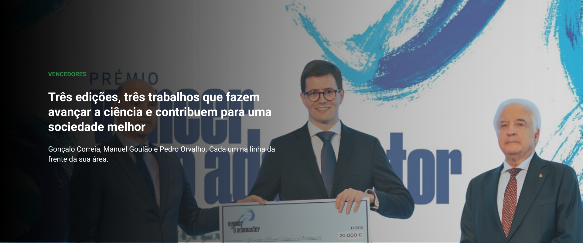 Cerimónia de entrega do Prémio Vencer o Adamastor, 2025